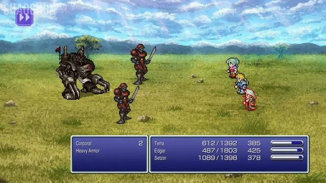 FINAL FANTASY VI PIXEL REMASTER (FF6) GAU LEAP FOR FARMING RAGE IN VELDT смотреть онлайн