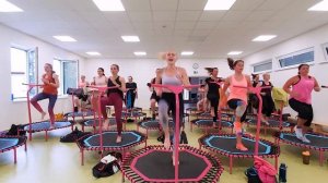 Jumpink #44 | Jumping fitness class | Rebound workout fitness on trampoline