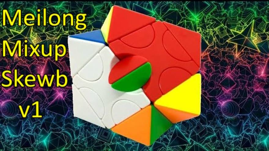 Как собрать Куб Meilong Mixup Skewb v1 How to solve cube скьюб смотреть онлайн