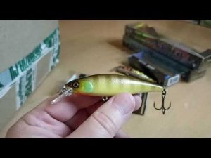 Распаковка посылки с воблером BAT Lucky Strike 4412115 Long Cruiser по заказу Fmagazin