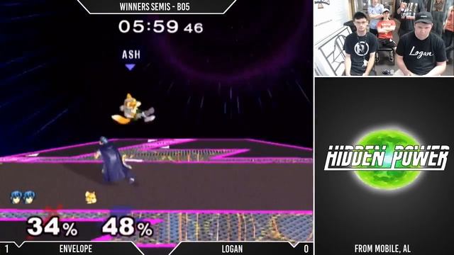 Hidden Power (June 2018): Melee WS - Logan (Marth) vs. Envelope (Fox) смотреть онлайн