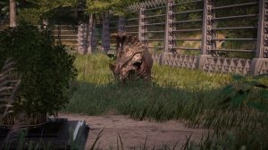 🌍 Jurassic World Evolution - Allosaurus Vs Sinoceratops Fighting (Dinosaurs Battle)