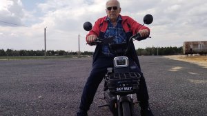 Я на эл.скутере по с.Чаадаевка.