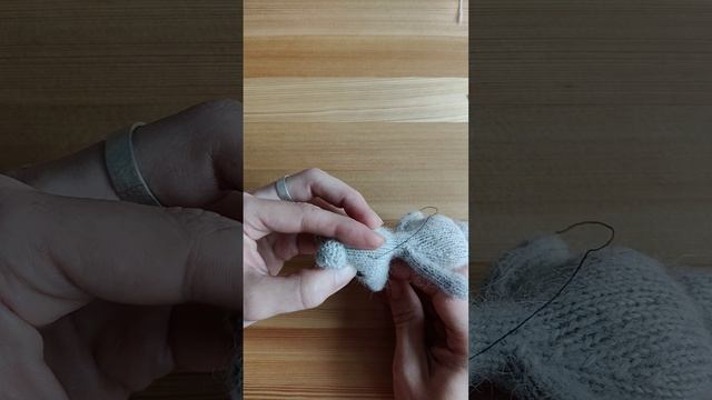 мышка. вышивка мордочки и бровей