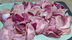 Шашлык из куриных сердечек