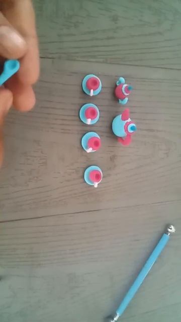 DIY mini tea set with polymer clay short video смотреть онлайн