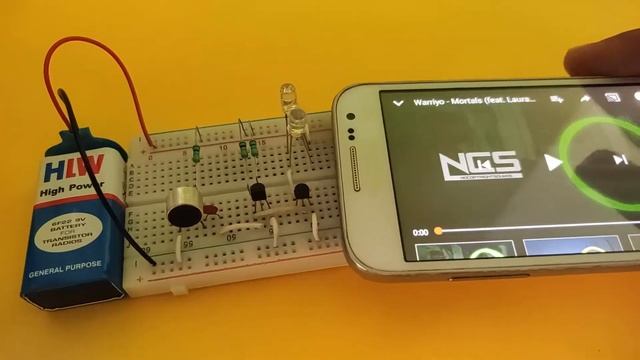 4 Music Reactive LEDs Circuits|| MIC/AUX Cable/Speaker