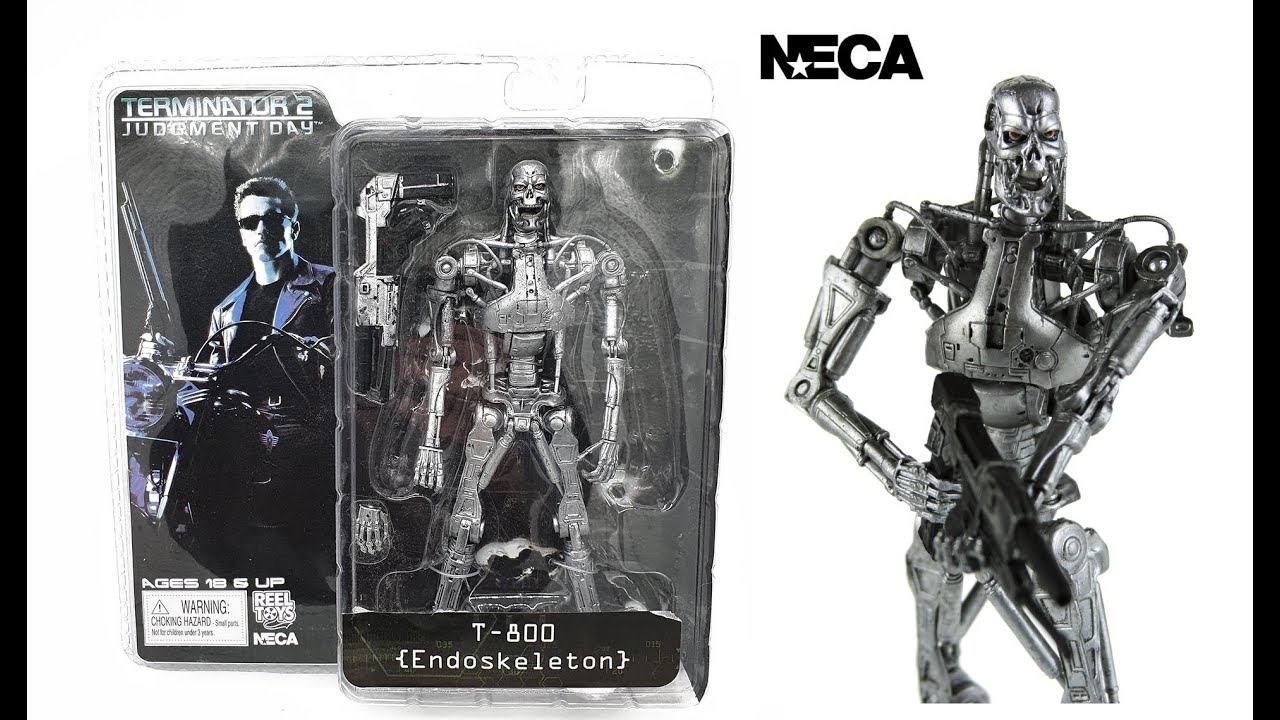 Распаковка и обзор.Самая отвратительная фигурка от NECA\Эндоскелет Т800\Unboxing