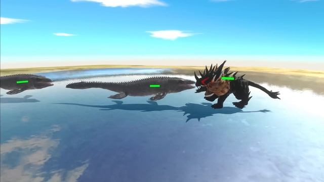 ARBS ThreeHead Dog of Revolution | Cerberus destroys ARBS Dinosaurs - Animal Revolt Battle Simulato смотреть онлайн