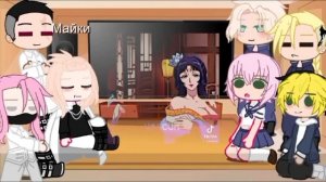 tokyo revengers react to takemichi as mao mao🌿(ang/rus; set it to 2x, ставьте видио на 2х)