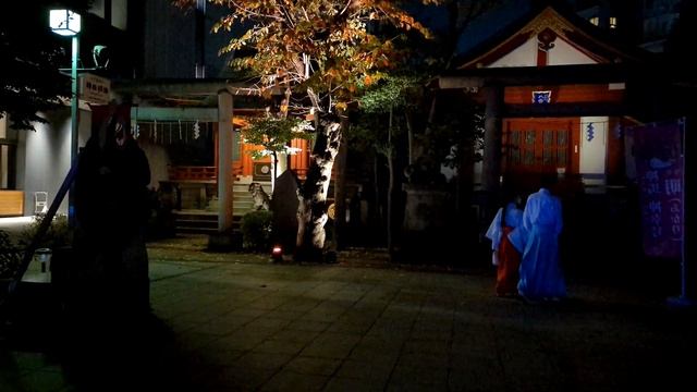 4K【神田明神⛩秋のライトアッププロジェクト ～明神銀杏～】2022.11.25 @神田明神 Kanda Myoujin Shrine смотреть онлайн