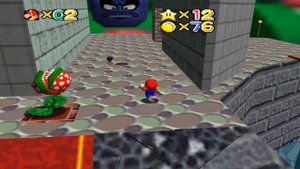 Прохождение Super Mario 64 B3313 на Русском языке #3 - Ура длинный Прыжок