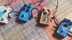 TC Electronics Flashback 2, Caline Wonderland Ambient Reverb and Caline Mariana Reverb.