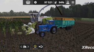 farming simulator 20 RASSVET продолжаем возить силос коровам 🐄