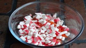 Салат с крабовыми палочками и болгарским перцем