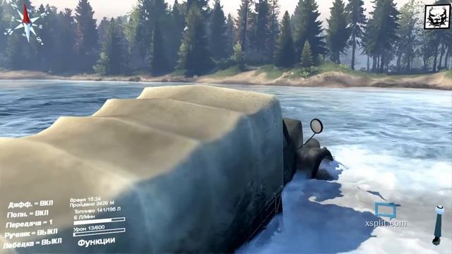 Spintires Газ 51 едем - кое как)) смотреть онлайн