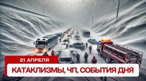 Катаклизмы сегодня 21.04.2025. Новости сегодня, ЧП, катаклизмы за день, события дня