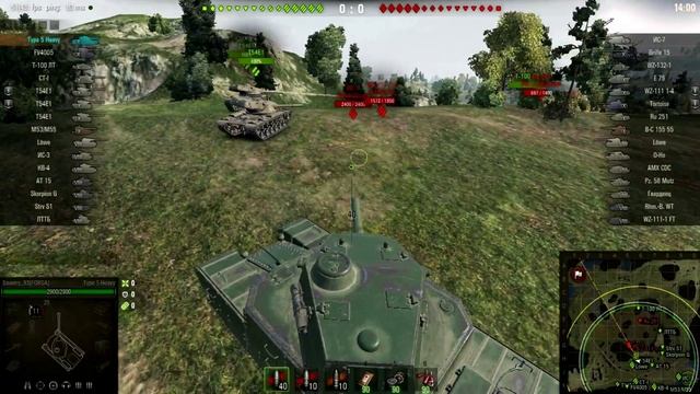 Мир Танков - АБСОЛЮТНАЯ МОЩЬ – TYPE 5 HEAVY СТАЛЬНАЯ ГРОЗА (Часть 1)
