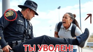РАСИСТ-полицейский УДАРИЛ её… но ОН НЕ ЗНАЛ, что ОНА – ЕГО БОСС! 😳