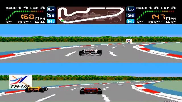 Final Lap Twin | HD | TURBOGRAFX 16 | MEDNAFEN EMULATOR смотреть онлайн