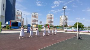01.06.2024 Цветной Российский Флаг в волжском районе