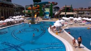 Отель CRYSTAL WATERWORLD RESORT & SPA Türkische Rivierea Luftaufnahme Antalya Türkei