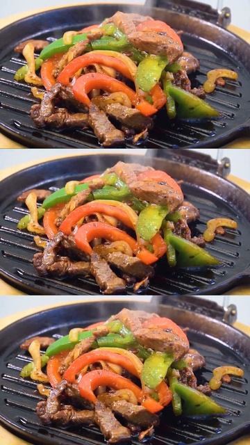 How to make a Grill, Steak and Peppers & BBQ #shorts смотреть онлайн