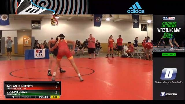 Mat 11 110 Nolan Lunsford Team Maryland Vs Joseph Blaze Michigan Red смотреть онлайн