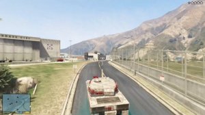 GTA V - Trevor's rampage in Fort Zancudo + Five Star Escape