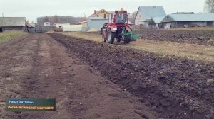 Осенняя вспашка трактором Т-25. Завершение сезона.