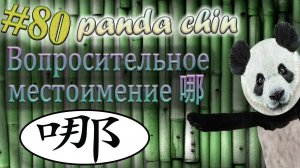 Урок 80. Вопросительное местоимение 哪 nǎ (который из) в китайском языке