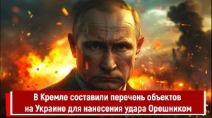 В Кремле составили перечень объектов на Украине для нанесения удара Орешником