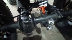 Обзор Yamaha grizzly 250 на кардане.