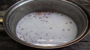 Гречневая каша на кокосовом молоке с ягодами