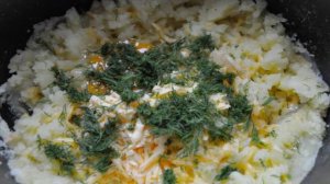 Картофельники с сыром и укропом