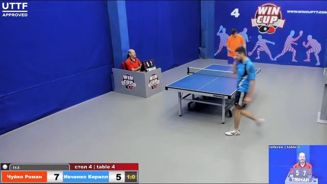 11:30 Чуйко Роман 3-0  Ивченко Кирилл стол 4 Юг-1 31.05.21
