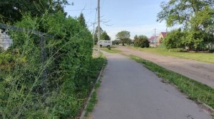 Гуляем по деревне рано утром, деревенская атмосфера и уют, петухи поют, жизнь в деревне