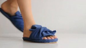 Трикотажные тапочки крючком/видеопрезентация