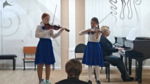 Ж.Металлиди "Деревенские музыканты", исполняют: Родина Екатерина и Шемякова Кира