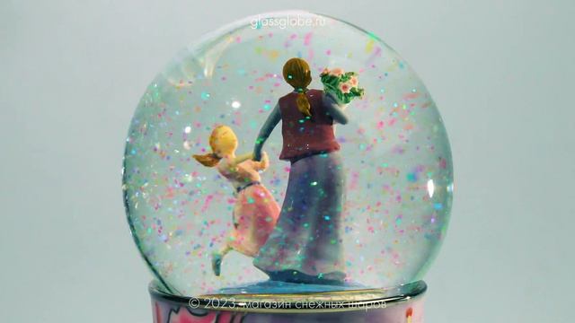 Снежный коллекционный музыкальный шар "Лилии для мамы" 4K смотреть онлайн