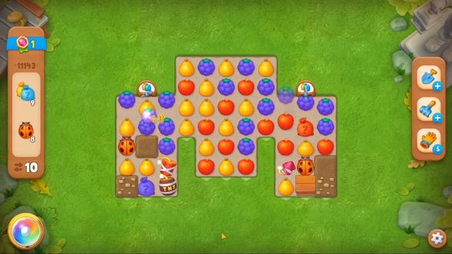 Gardenscapes level 11143 No Boosters Gameplay