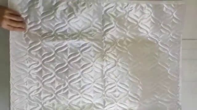 Покрывало и наволочка в гроб церковный серебряный ритуальный комплект