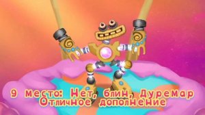 Рейтинг звуков #121. Остров Конфет (до закрытия ТЛЛ) | My Singing Monsters