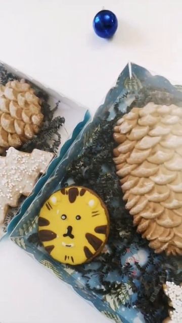 Праздничные мёдовые новогодние пряники ☃️⛄⛄🐯 смотреть онлайн