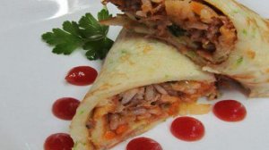 Кабачковые рулеты с мясом и рисом