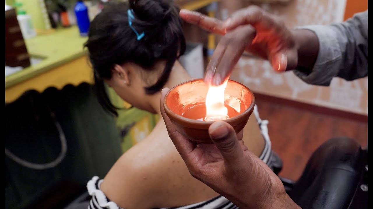 Oddly Satisfying Hot Oil Shoulder Massage ASMR ｜ Indian Massage