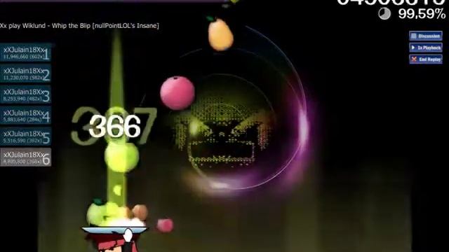 OSU CTB | Wiklund - Whip the Blip [ nullPointLOL´s Insane ] смотреть онлайн