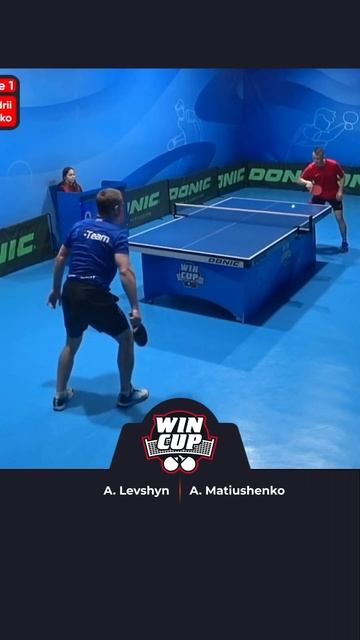 Anatolii Levshyn vs Andrii Matiushenko💪🏻 #tabletennis #настільнийтеніс