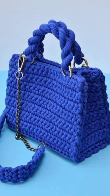 Diseño de bolsas de mano de crochet con alto estilo / / Crochet смотреть онлайн