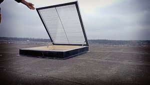 Зенитный фонарь выход на крышу